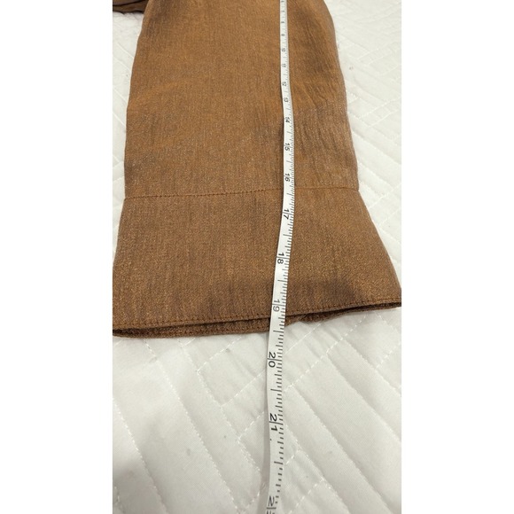 Coldwater Creek Linen Blend Button Front 3/4 Sleeve Shirt Top Womens Large - Picture 7 of 7